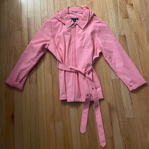 Weather Tamer Pink Wind Breaker Jacket Size Large